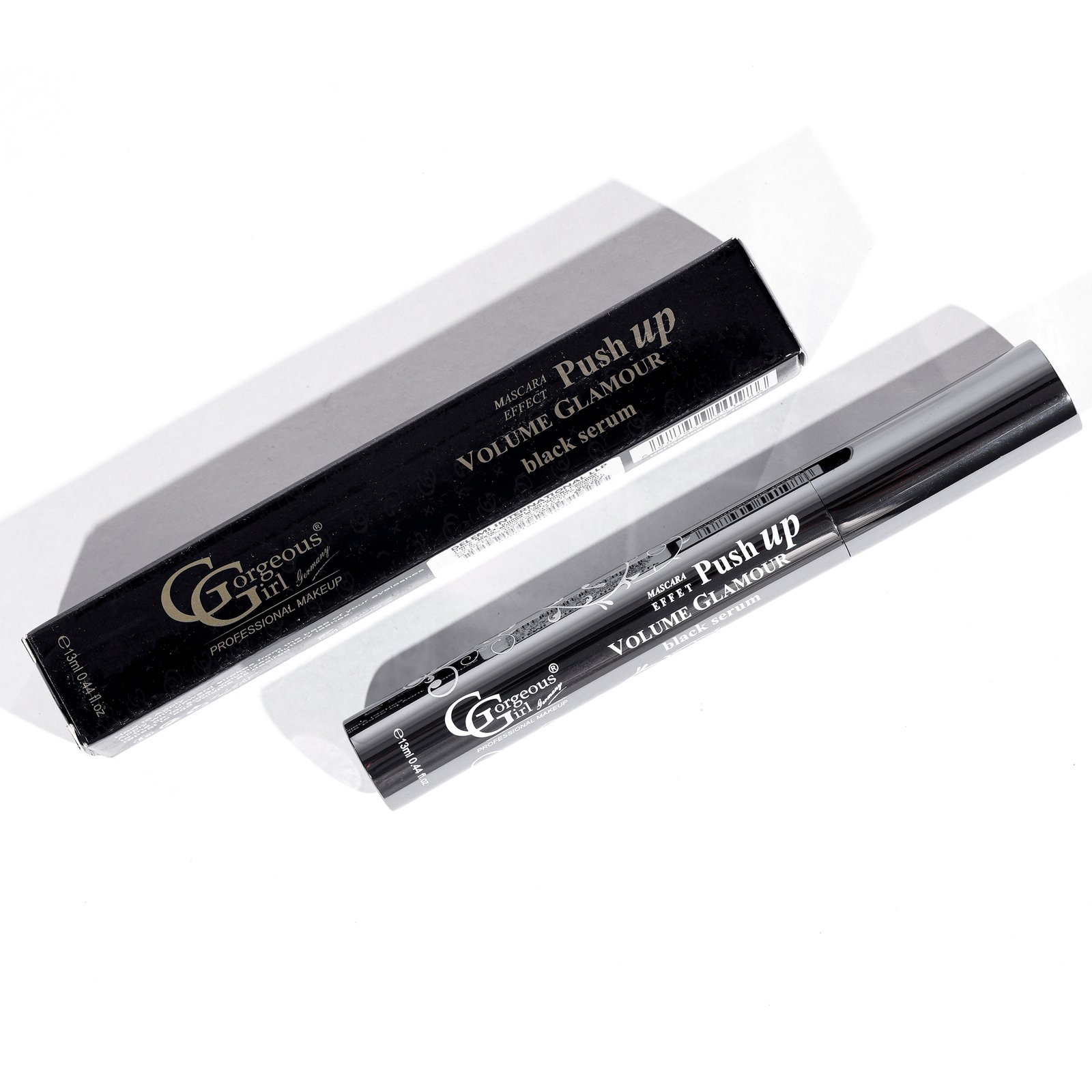 Gorgeous Girl Push Up Volume Glamour Smudge Proof Mascara for Women, Black - Image 3