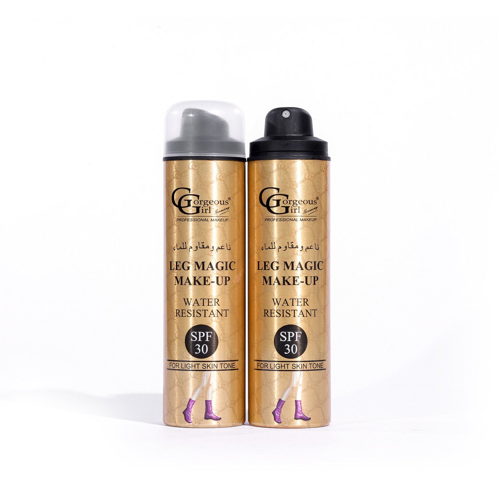 Gorgeous Girl Leg Magic Makeup Spray SPF 30 – Water Resistant - Image 3