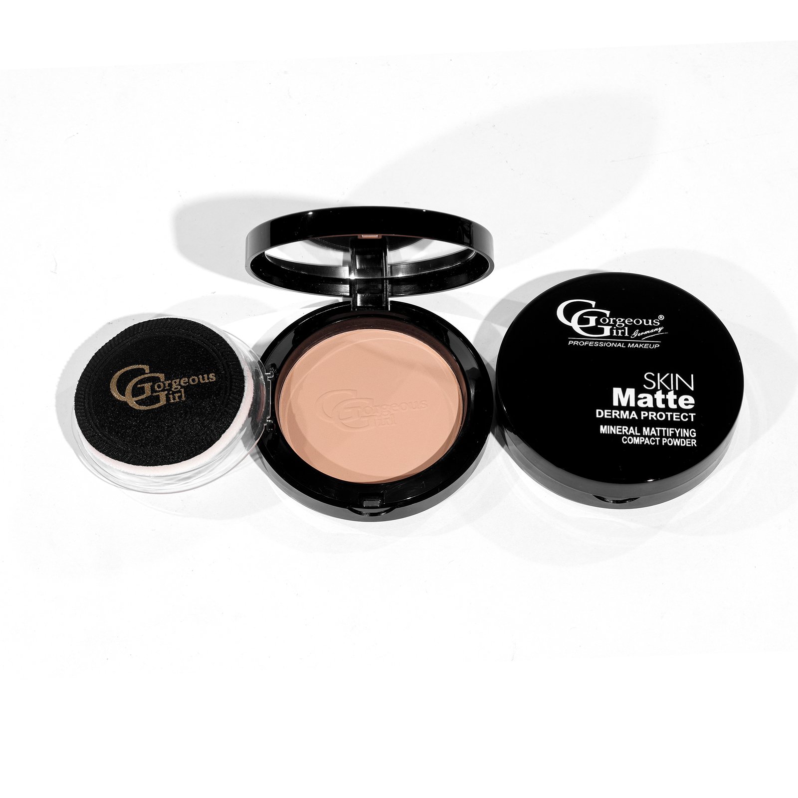 Gorgeous Girl Skin Matte Compact Powder – Lightweight Oil Control Face Compact - Image 7