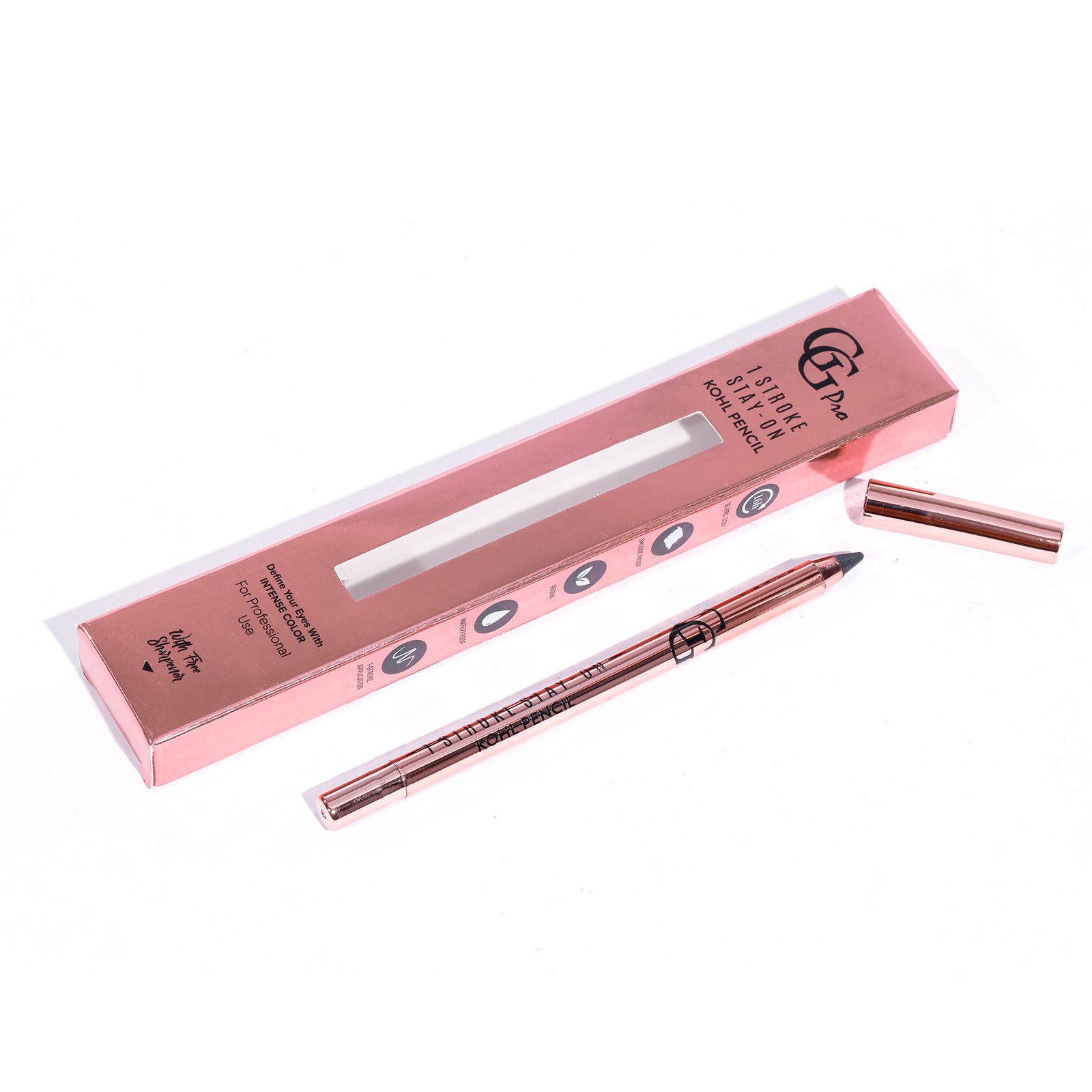 Gorgeous Girl Pro 1 Stroke Stay-On Kohl Pencil – Waterproof Long Lasting Kajal - Image 5