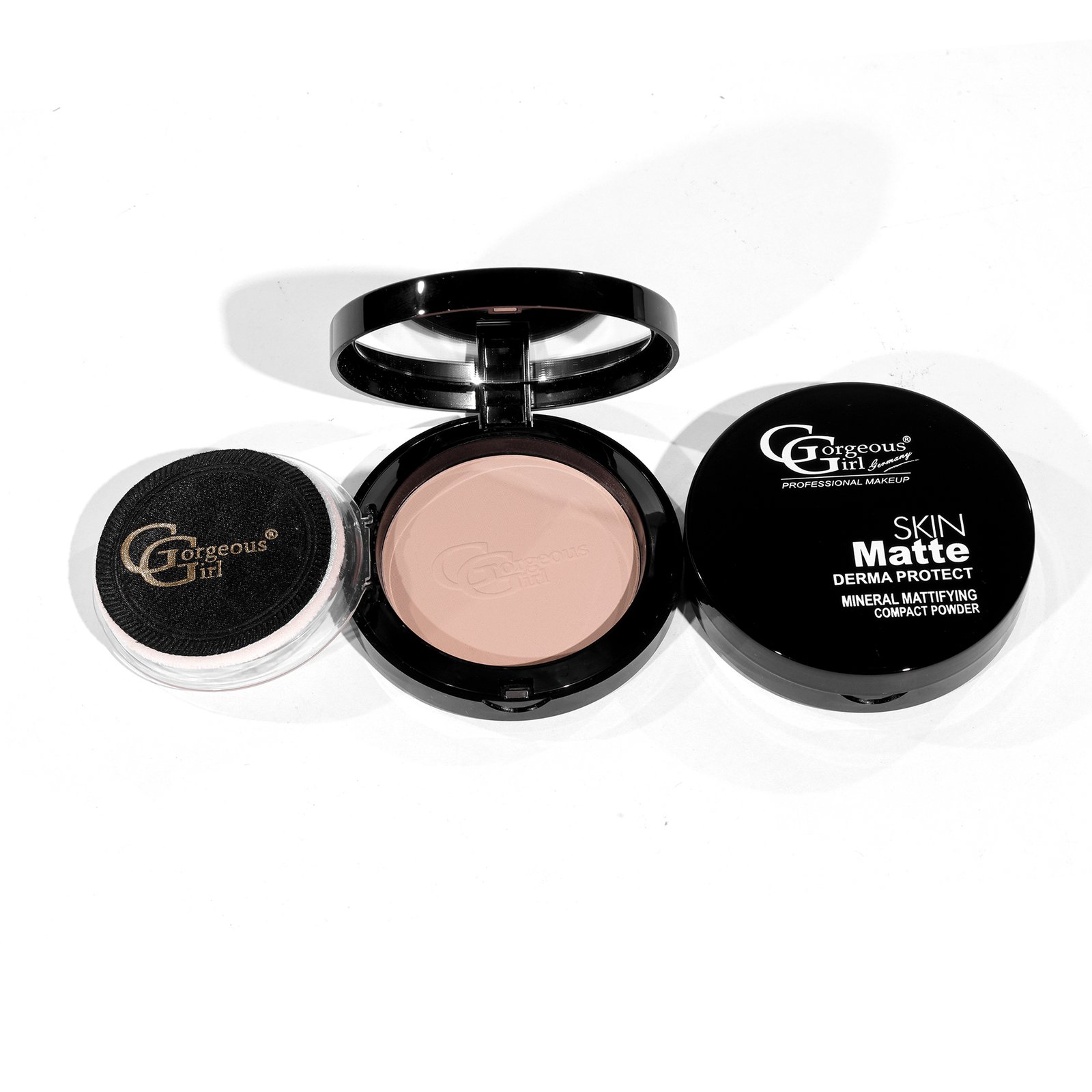 Gorgeous Girl Skin Matte Compact Powder – Lightweight Oil Control Face Compact - Image 5