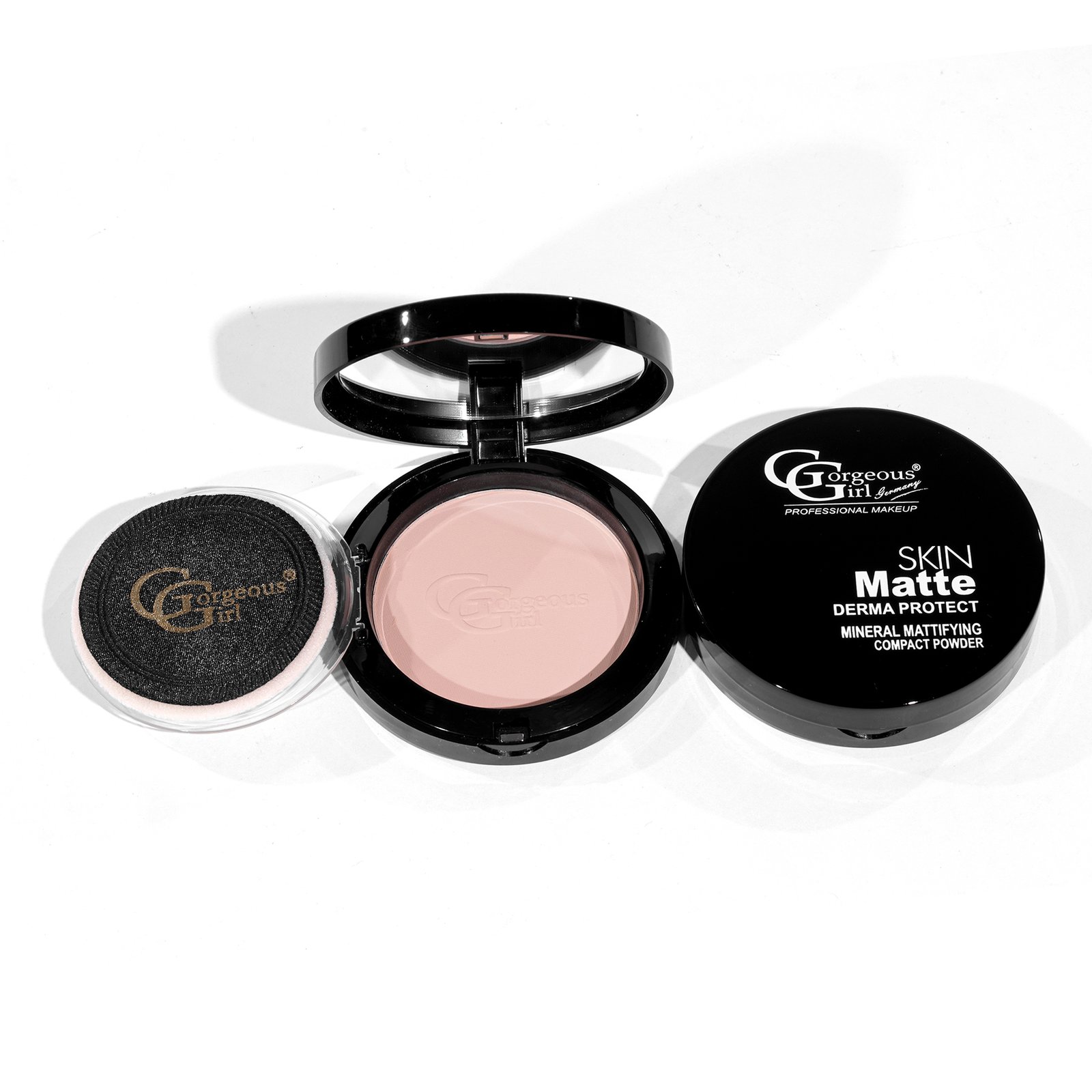 Gorgeous Girl Skin Matte Compact Powder – Lightweight Oil Control Face Compact - Image 3