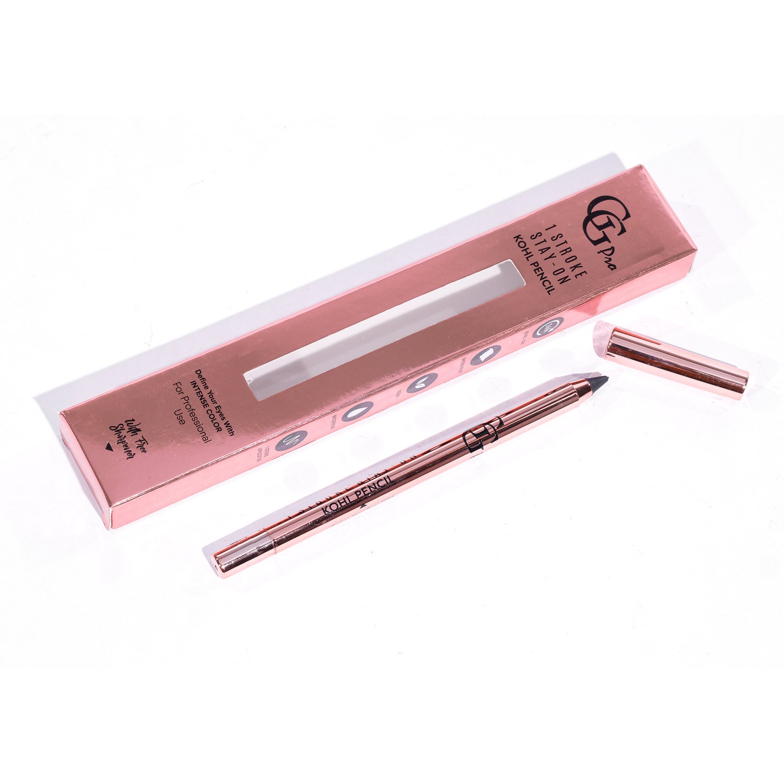 Gorgeous Girl Pro 1 Stroke Stay-On Kohl Pencil – Waterproof Long Lasting Kajal - Image 10