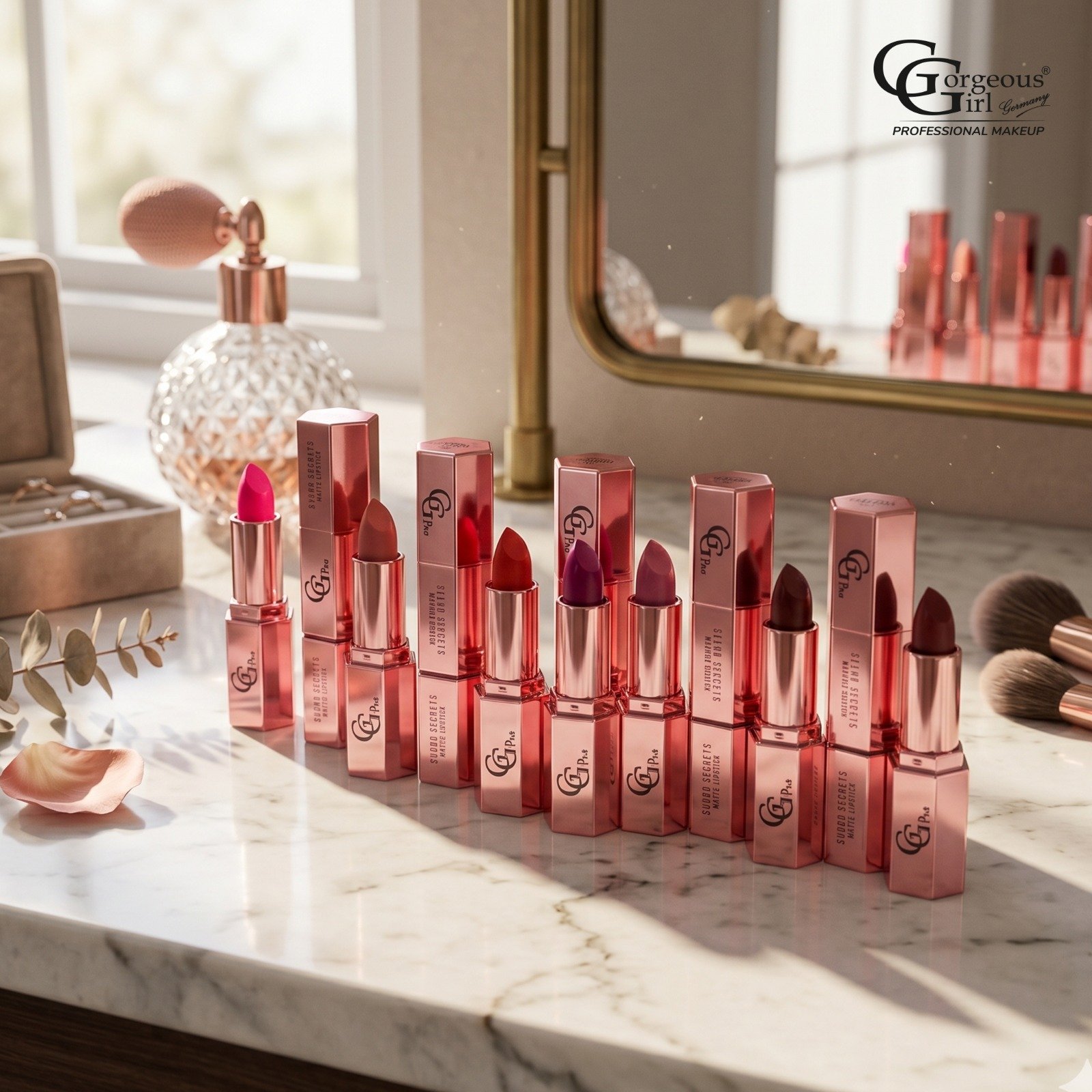 Gorgeous Girl Suede Series Matte Lipstick – Long Lasting Velvet Matte Lip Color